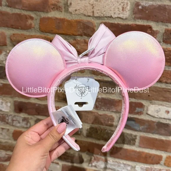 Disney Parks Pink Minnie Pearl Headband Ears - Picture 2 of 2